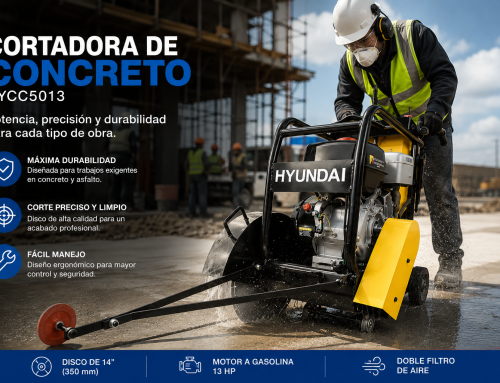 Cortadora de concreto Hyundai: cuándo usarla y cómo elegir el disco correcto