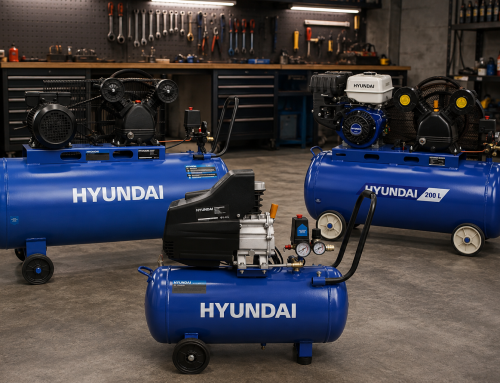 Compresor de aire Hyundai: cómo elegir el PSI y los litros correctos para tu taller