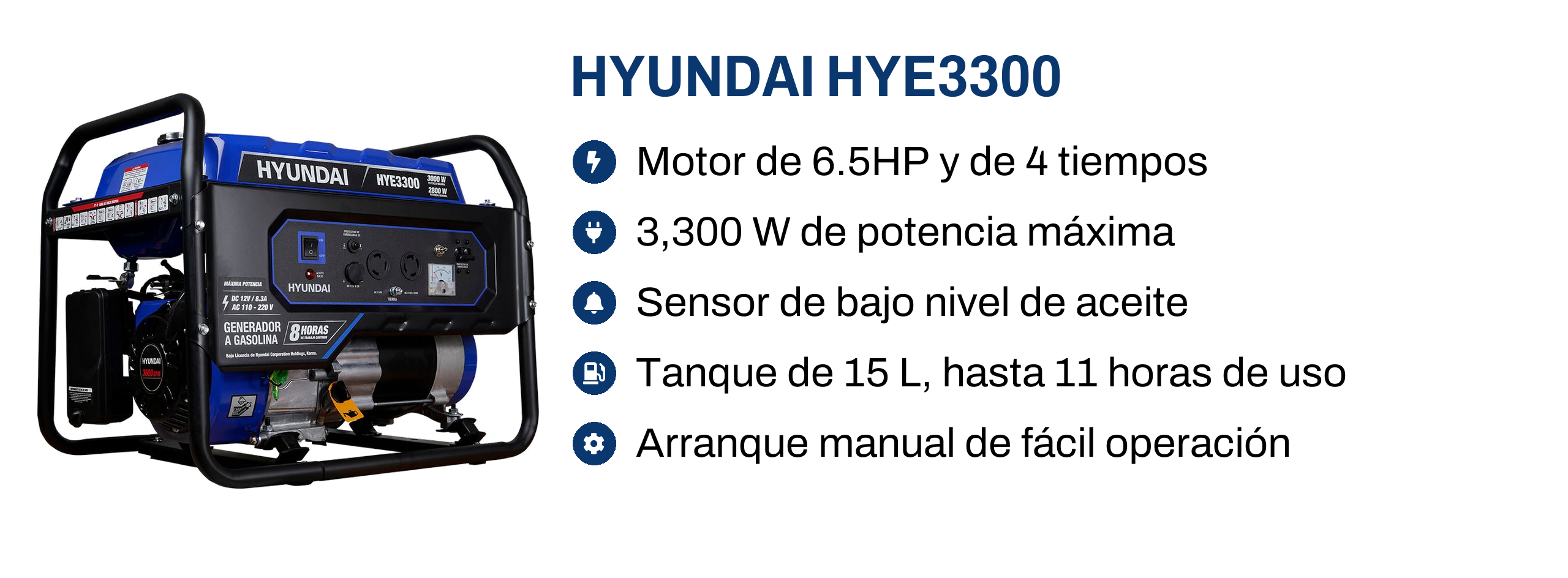 Generador Hyundai HYE3300
