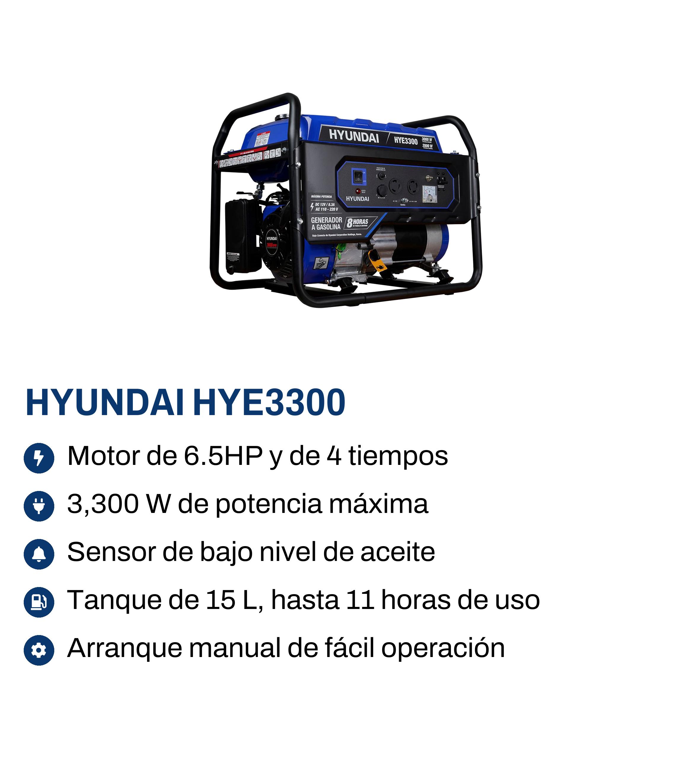 Generador Hyundai HYE3300