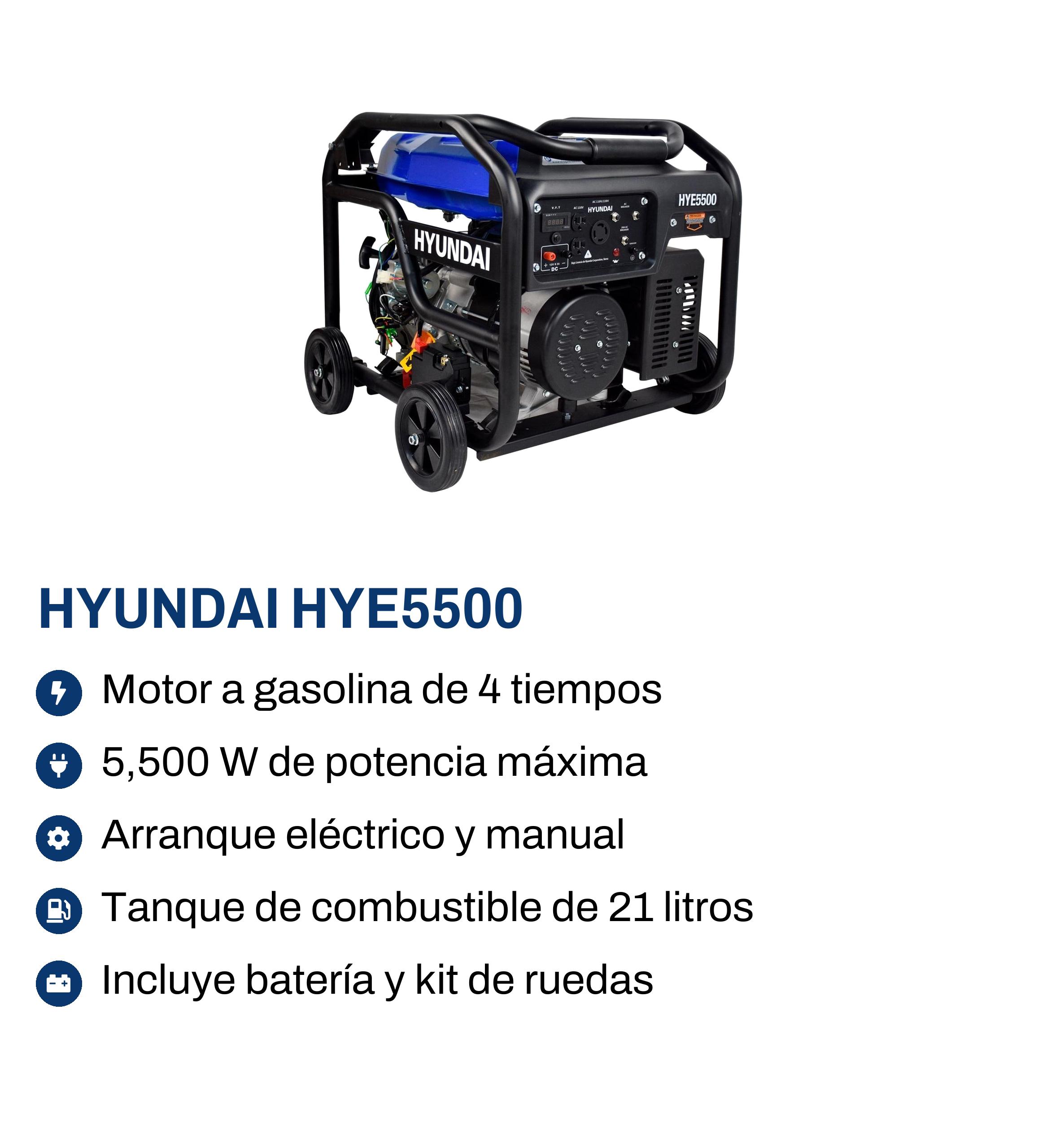 Generador Hyundai HYE5500
